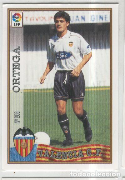 Colecionismo desportivo: Cromo Liga 97/98: C.F.Valencia numero 208: Ortega - Varios