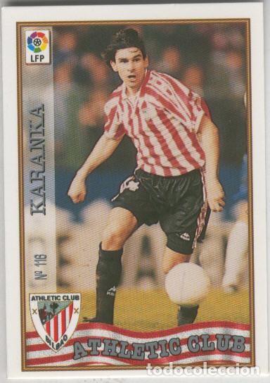 Colecionismo desportivo: Cromo Liga 97/98: Athletic Club Bilbao numero 116: Karanka - Varios