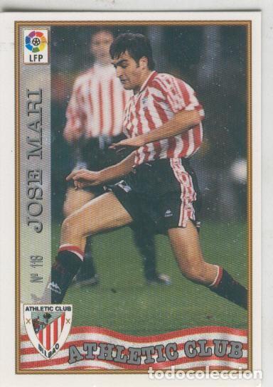 Colecionismo desportivo: Cromo Liga 97/98: Athletic Club Bilbao numero 116: Jose Mari - Varios