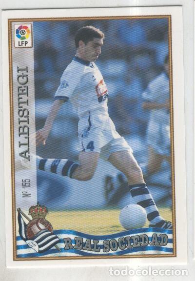 Colecionismo desportivo: Cromo Liga 97/98: Real Sociedad numero 155: Albistegi - Varios
