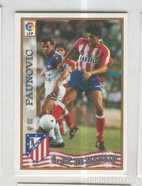 Sports collectibles: Cromo Liga 97/98: C.At.de Madrid numero 102: Paunovic - Varios