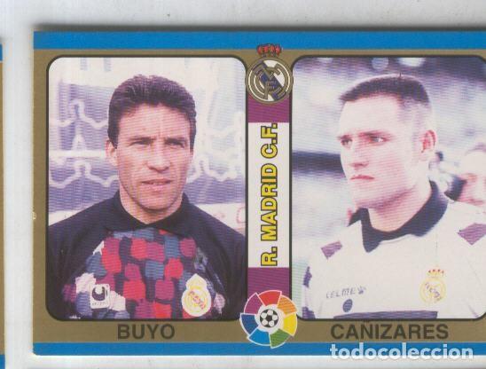 Collectionnisme sportif: Cromos: Futbol Total Liga 95: R.Madrid C.F. numero 028: Buyo y Ca&ntilde;izares - Varios