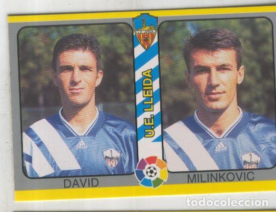 Collectionnisme sportif: Cromos: Futbol Total Liga 95: U.E.Lleida. numero 191: David y Milinkovic - Varios