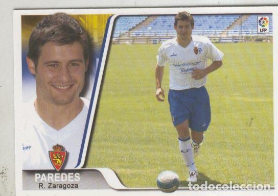 Collezionismo sportivo: Cromo Liga 2007-2008: R.Zaragoza. numero 098: Paredes - Varios