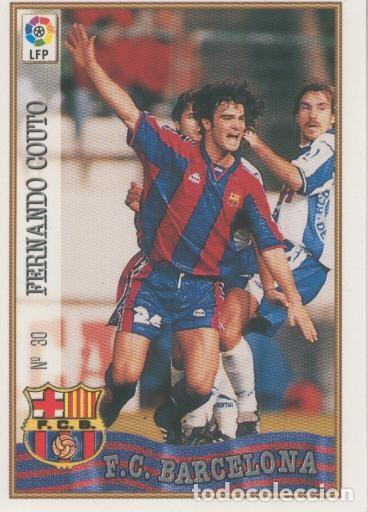 Collezionismo sportivo: Cromo Liga 97/98: F.C.Barcelona numero 030: Fernando Couto - Varios