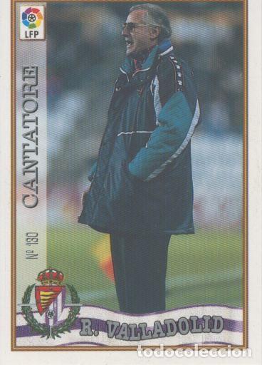 Collezionismo sportivo: Cromo Liga 97/98: Real Valladolid numero 130: Cantatore (entrenador) - Varios