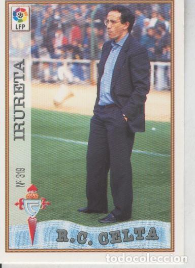 Coleccionismo deportivo: Cromo Liga 97/98: R.C.Celta numero 319: Irureta (entrenador) - Varios