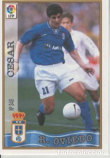 Coleccionismo deportivo: Cromo Liga 97/98: Real Oviedo numero 346: Cesar - Varios