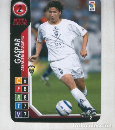 Coleccionismo deportivo: Derby Total 2004-2005: Albacete balompie numero 02: Gaspar - Varios