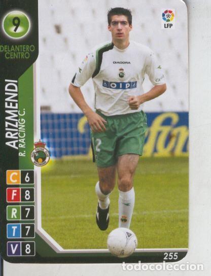 Coleccionismo deportivo: Derby Total 2004-2005: R.Racing C. numero 09: Arizmendi - Varios