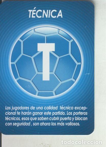 Coleccionismo deportivo: Derby Total 2004-2005: Carta de Inicio: Tecnica - T - - Varios