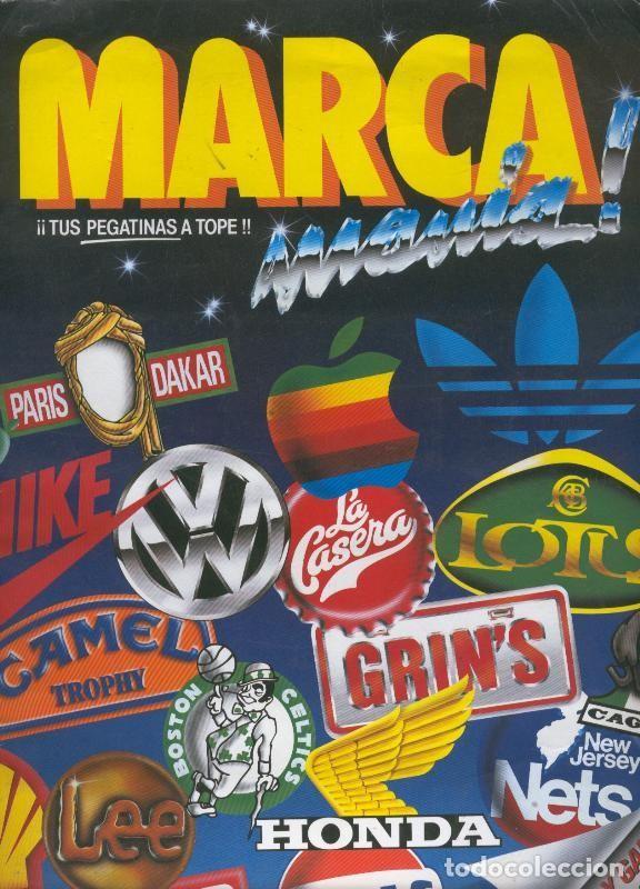 Coleccionismo deportivo: Album de Cromos: Marca mania (numerado 1 en interior portada) - Varios