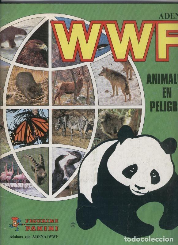 Collezionismo sportivo: Album de Cromos: WWF.Animales en peligro (SOLO ES EL ALBUM VACIO Y NADA MAS) - Varios