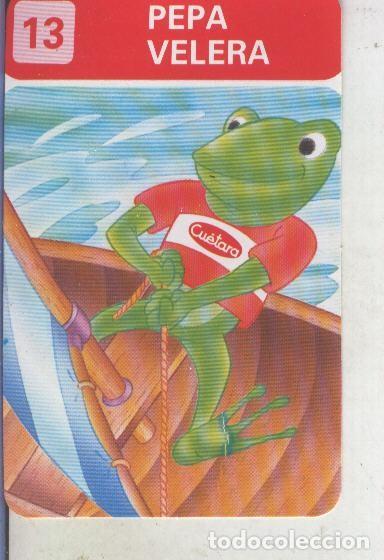 Coleccionismo deportivo: Cromos Los Zoolimpicos de Tostarica de Cuetara numero 13: Pepa velera - Varios