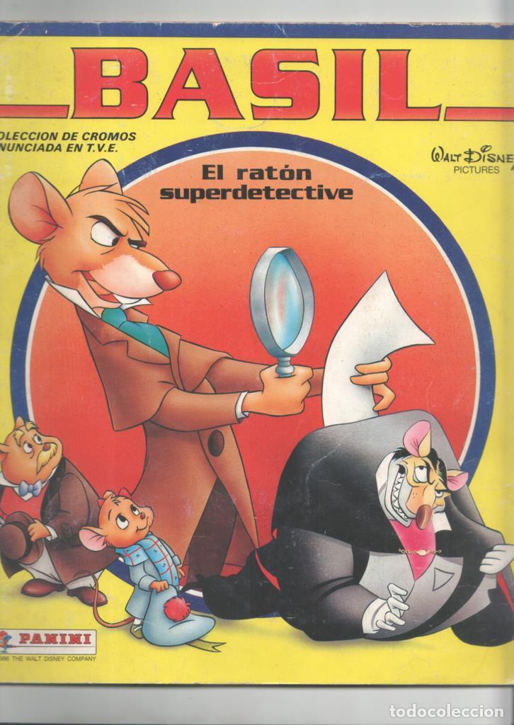 Sports collectibles: Album de Cromos: Basil el raton superdetective - Varios