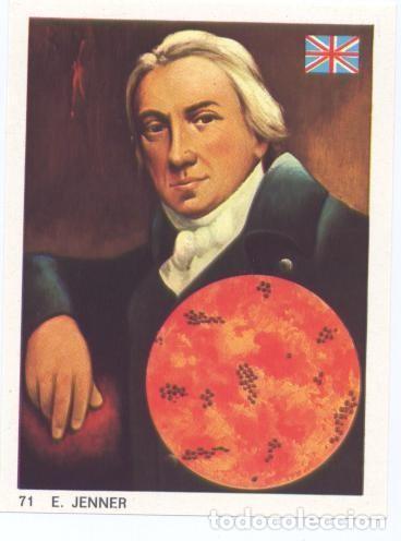 Sports collectibles: Cromos: Hombres Famosos numero 071: E.Jenner - Varios