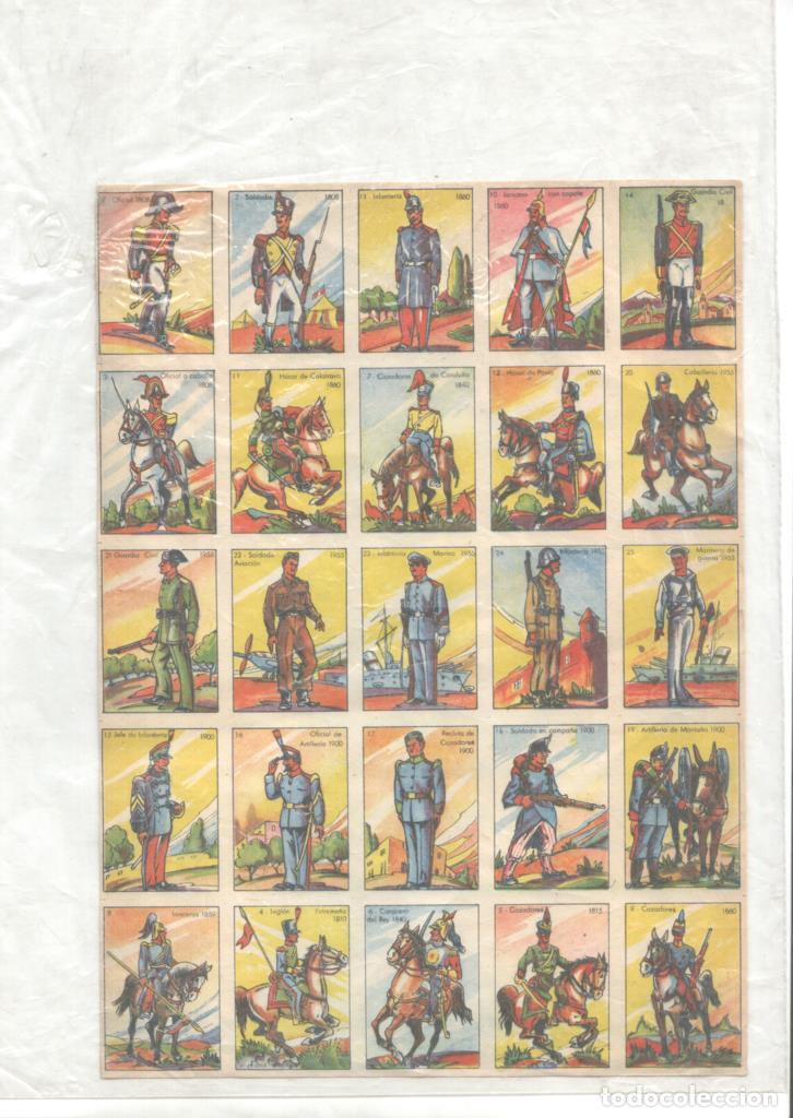 Sports collectibles: Cromos: Uniformes militares - Ribas