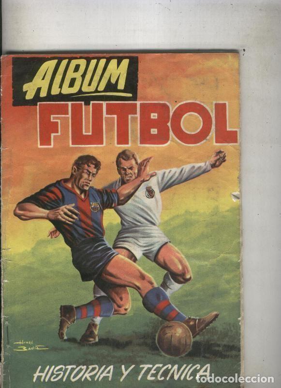 Coleccionismo deportivo: Album de Cromos: Futbol Historia y Tecnica (ALGO AVIEJADO) - Hnos Badia