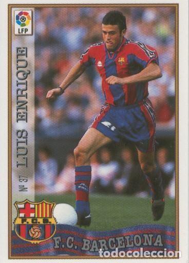 Coleccionismo deportivo: Cromo Liga 97/98: F.C.Barcelona numero 037: Luis Enrique - Varios