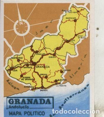 Colecionismo desportivo: Cromos: Las provincias de Espa&ntilde;a numero 058: Granada - Varios