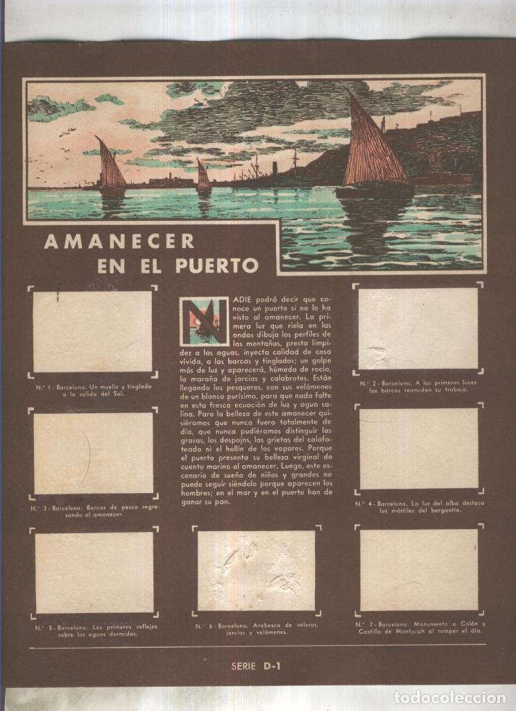 Coleccionismo deportivo: Cromo Gallina Blanca segundo album: Amanecer en el puerto - Varios