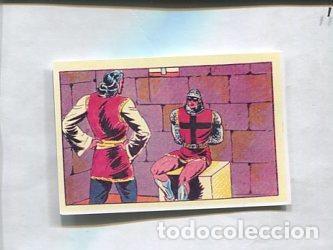 Sports collectibles: Facsimil: Cromo El Guerrero del Antifaz serie 3: La Marquesita de Pe&ntilde;arrosa numero 45 - Manuel Gago