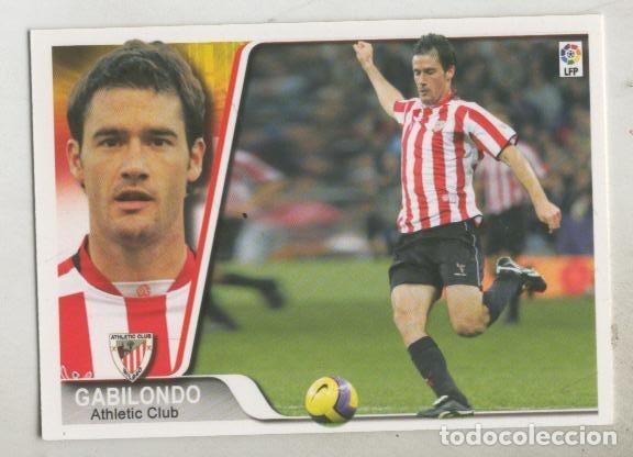 Colecionismo desportivo: Cromo Liga 2007-2008: Athletic Club numero 298: Gabilondo - Varios