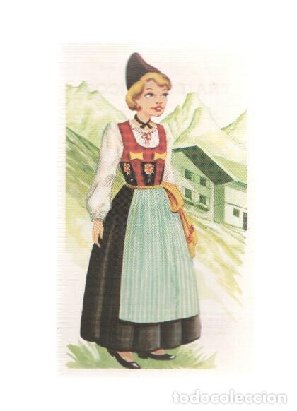 Collectionnisme sportif: Cromos: Trajes tipicos de todo el mundo numero 125: Alemania - Varios