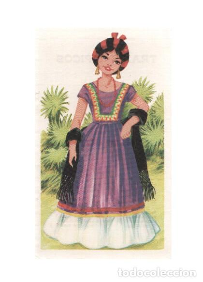 Collezionismo sportivo: Cromos: Trajes tipicos de todo el mundo numero 034: Mexico - Varios