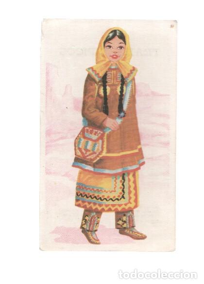 Collezionismo sportivo: Cromos: Trajes tipicos de todo el mundo numero 026: Estados Unidos - Varios