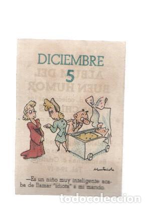 Sammelleidenschaft Sport: Cromo: album del buen humor de la firma Potax : 05 de diciembre, dibujo de Munta&ntilde;ola