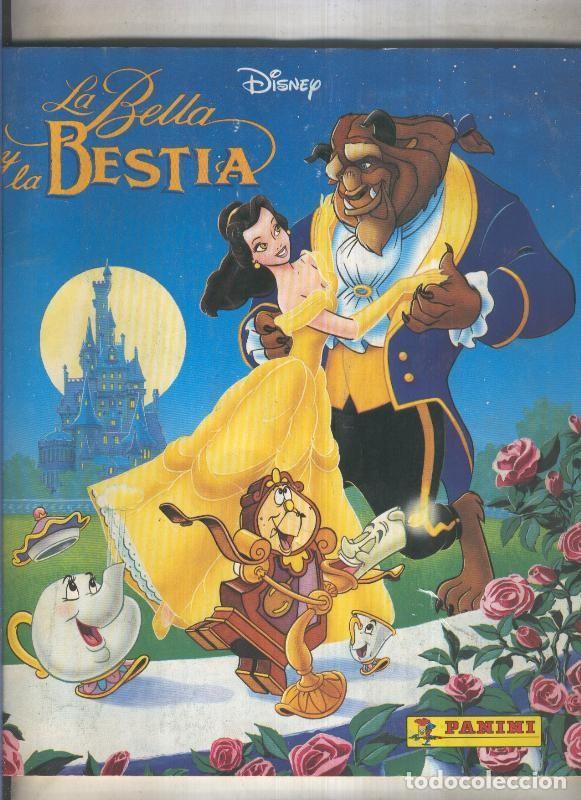 Sammelleidenschaft Sport: Album de Cromos: La Bella y la Bestia (numerado 3 en interior cubierta) - Walt Disneys