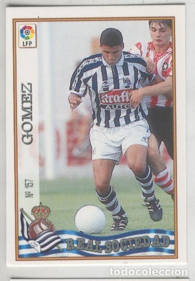 Colecionismo desportivo: Cromo Liga 97/98: Real Sociedad numero 157: Gomez - Varios