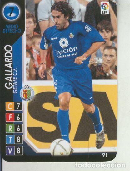 Colecionismo desportivo: Derby Total 2004-2005: Getafe C.F. numero 07: Gallardo - Varios
