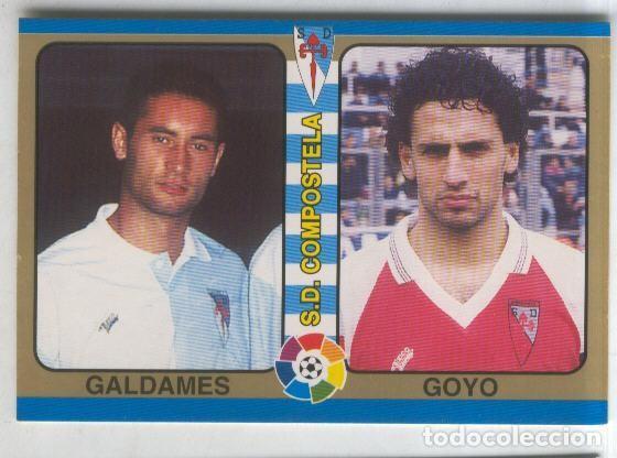 Sports collectibles: Cromos: Futbol Total Liga 95: S.D.Compostela. numero 173: Galdames y Goyo - Varios