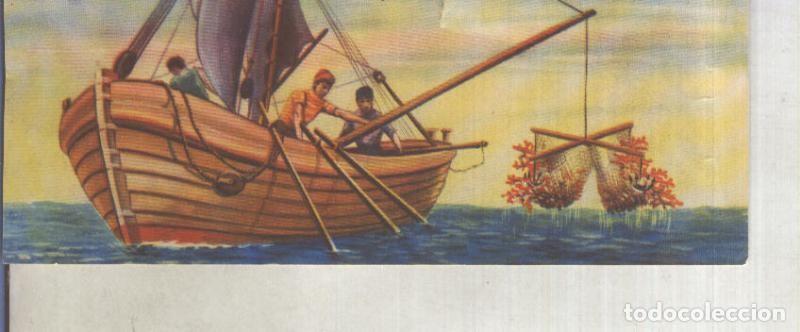 Sports collectibles: Cromos: Historia del Transporte Maritimo numero 121/122: Barco para la pesca del coral - Varios