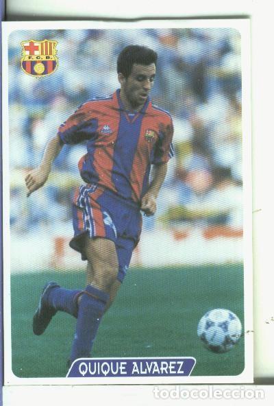 Sports collectibles: Cromos: Super Futbol liga 96: F.C.Barcelona: Quique Alvarez - Varios
