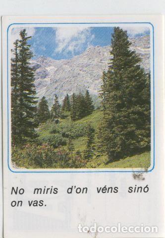 Colecionismo desportivo: Cromos: Missatges D&acute;alegria numerado 11 - Varios