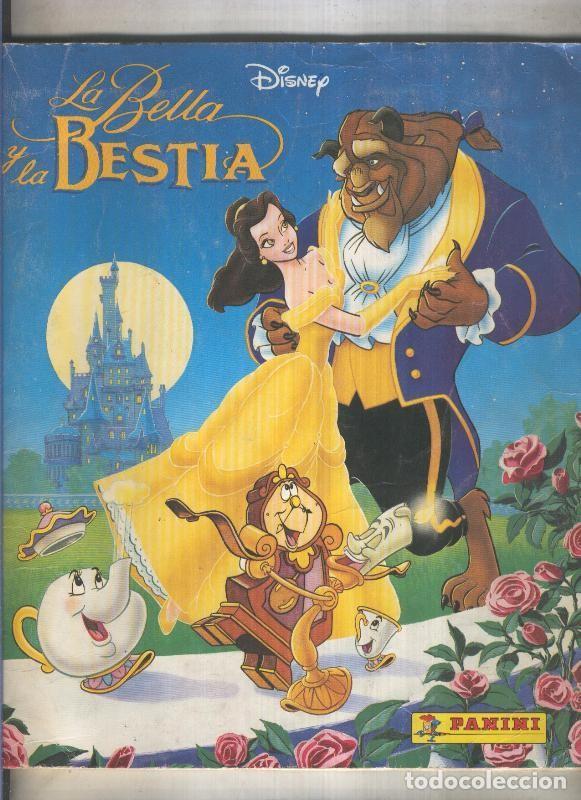 Colecionismo desportivo: Album de Cromos: La Bella y la Bestia (numerado 2 en interior cubierta) - Walt Disneys