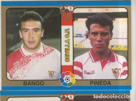 Colecionismo desportivo: Cromos: Futbol Total Liga 95: Sevilla C.F. numero 051: Bango y Pineda - Varios