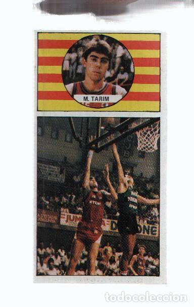 Colecionismo desportivo: Cromo: Baloncesto 1986-1987: numero 106: Miguel Tarim del TDK Manresa