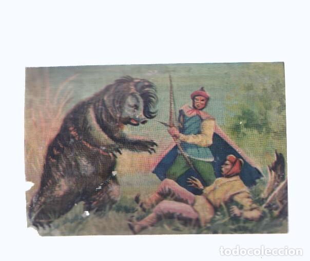 Coleccionismo deportivo: Cromos: de la Selva Misteriosa a los abismos del mar: numero 101: Lanudo de las monta&ntilde;as