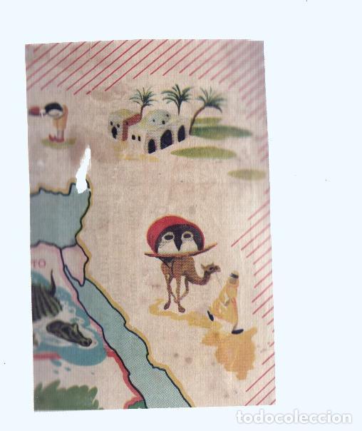 Coleccionismo deportivo: Cromos: de la Selva Misteriosa a los abismos del mar: numero 111: Mapa zoologico de Africa, parte