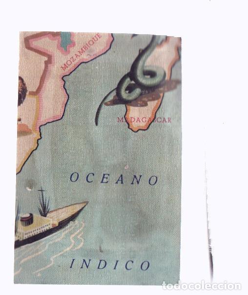 Coleccionismo deportivo: Cromos: de la Selva Misteriosa a los abismos del mar: numero 117: Mapa zoologico de Africa, parte