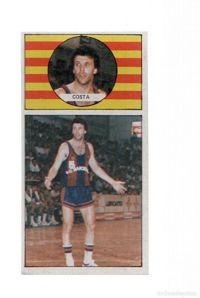 Collezionismo sportivo: Cromo: Baloncesto 1986-1987: numero 04: Andres Jimenez del Barcelona