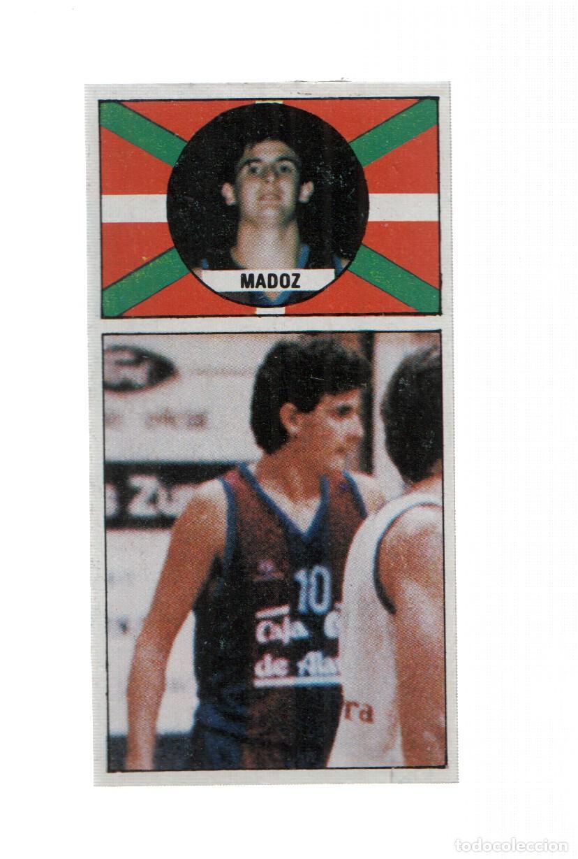 Collezionismo sportivo: Cromo: Baloncesto 1986-1987: numero 054: Madoz de Caja de Alava