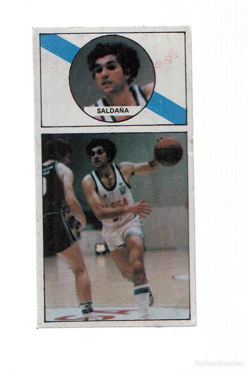 Collectionnisme sportif: Cromo: Baloncesto 1986-1987: numero 063: Salda&ntilde;a del Clesa Ferrol