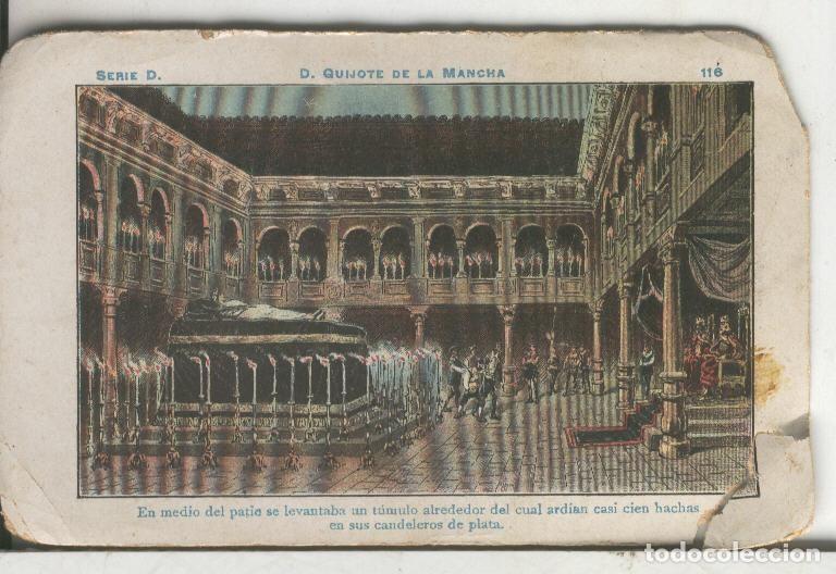 Coleccionismo deportivo: Chocolate Amatller cromo Don Quijote numero 116 - Varios