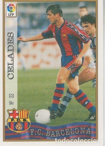 Colecionismo desportivo: Cromo Liga 97/98: F.C.Barcelona numero 033: Celades - Varios