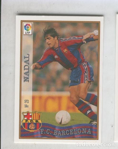Collectionnisme sportif: Cromo Liga 97/98: F.C.Barcelona numero 29: Nadal - Varios